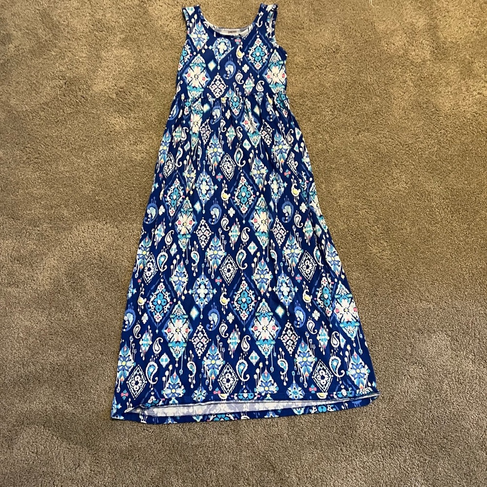 Long dress with thick straps size Large